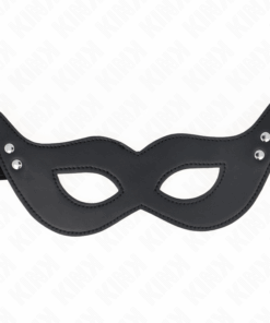 KINK - KUNSTLEDERMASKE MIT NIETEN MODELL 1 26 x 8 CM