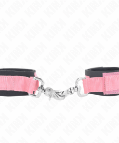 KINK - VERSTELLBARE NEOPREN-HANDHANDFESSELN ROSA VERSTELLBAR 22-34 CM