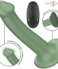INTENSE - BECCA VIBRATOR MIT SAUGNÄPFEN 10 VIBRATIONEN GRÜN FERNBEDIENUNG