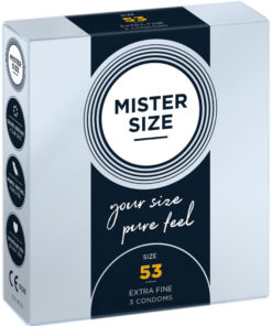 MISTER SIZE - KONDOMGRÖSSE M 53 MM (3 EINHEITEN)