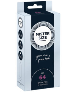 MISTER SIZE - KONDOME GRÖSSE XXL 64 MM (10 EINHEITEN)