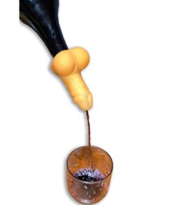 DIABLO PICANTE - GOLDENE WEINKARAFFE IN PENISFORM