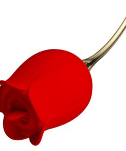 PRETTY LOVE - ROSE LOVER ROSE KLITORIS-STIMULATOR 12 VIBRATIONEN ROT