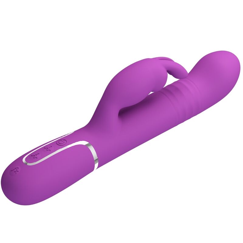 PRETTY LOVE - COALE 4 IN 1 MULTIFUNKTIONS-RABBIT-VIBRATOR LILA – Bild 3