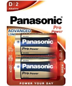 PANASONIC - PRO POWER ALKALINE D BATTERIE LR20 BLISTER*2