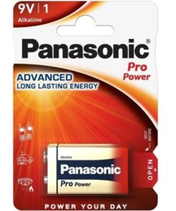 PANASONIC - PRO POWER ALKALINE 9V BATTERIE LR61 BLISTER*1