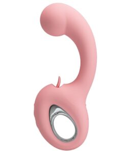 PRETTY LOVE - ERYNNYES G-SPOT VIBRATOR + KLITORIS-STIMULATOR 10 VIBRATIONEN ROSA