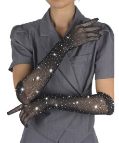 SUBBLIME - 957469SHINE TRANSPARENTE HANDSCHUHE SCHWARZ S/M