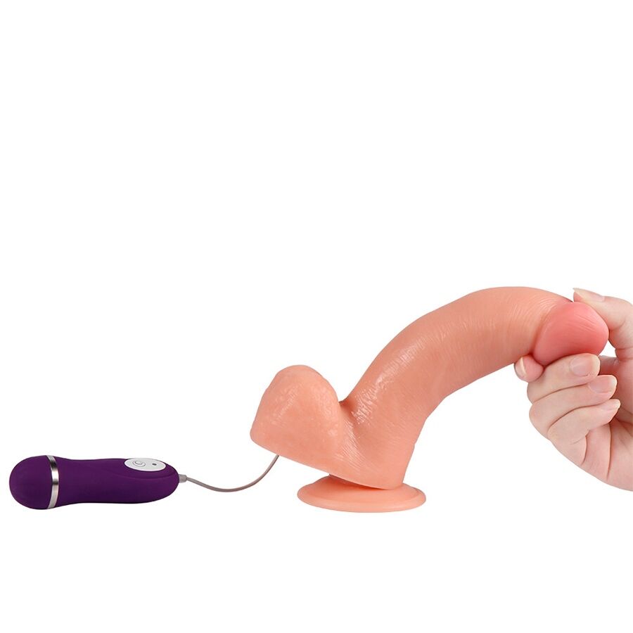SHEQU - ADAM VIBRATORDILDO MIT FERNBEDIENUNG 21 CM – Bild 5