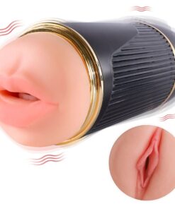 SHEQU - KAY DOPPELMASTURBATOR MIT DOPPELTER MUND- UND VAGINAVIBRATION