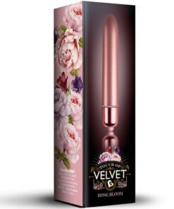 ROCKS-OFF - VIBRIERENDE KUGEL TOUCH OF VELVET ROSE BLOOM 10 GESCHWINDIGKEITEN