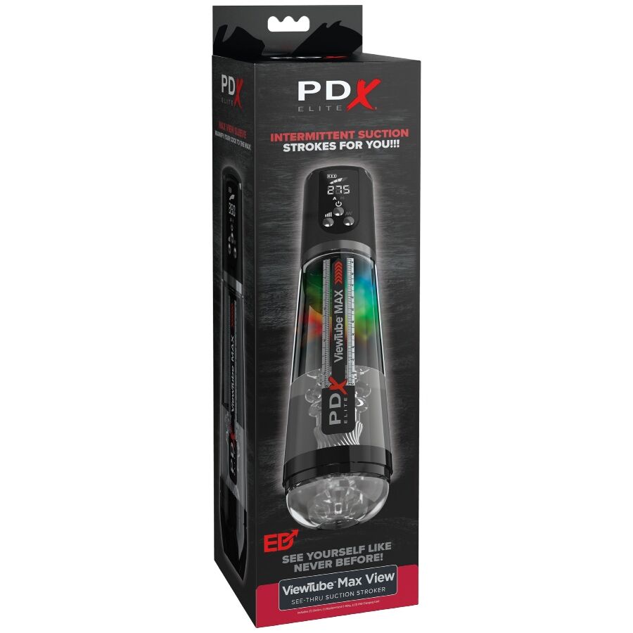 PDX ELITE - VIEWTUBE MAX VIEW AUTOMATISCHER MASTURNADOR MIT TRANSPARENTER ABSAUGUNG – Bild 5