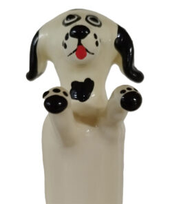 CONDOMERIE - HANDBEMALTE NEUHEITSKONDOME GLÜCKLICHER WEISSER HUND XL