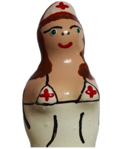 CONDOMERIE - HANDBEMALTE NEUHEITSKONDOME KRANKENSCHWESTER BRÜNETTE