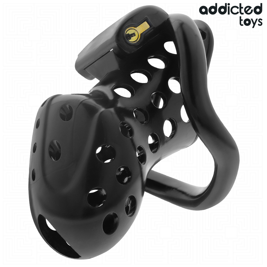 ADDICTED TOYS LOCKED - ANGEKETTETER HOHLPENISKÄFIG 10,5 CM – Bild 2