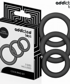ADDICTED TOYS - SET SILIKONRINGE MODELL 1