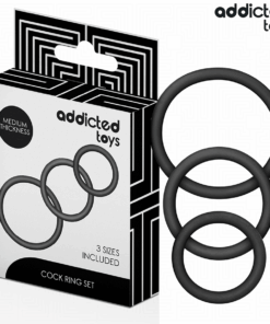 ADDICTED TOYS - SET SILIKONRINGE MODELL 2