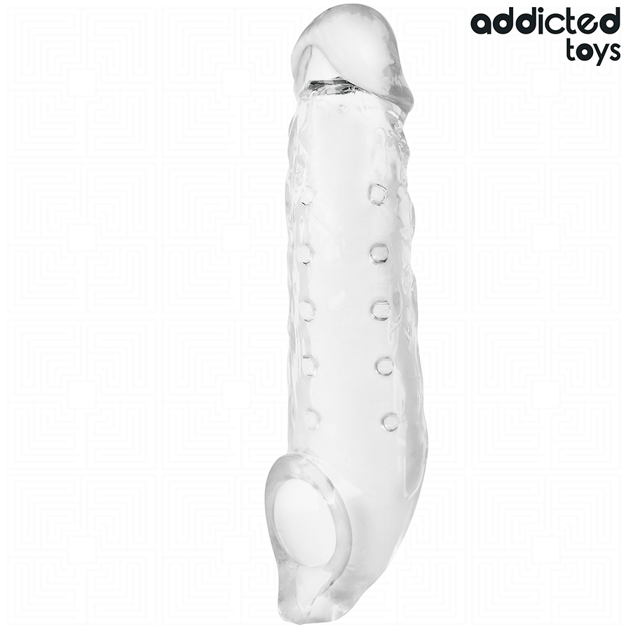 ADDICTED TOYS - TRANSPARENTE PENISHÜLSE GRÖSSE M 27 CM – Bild 2