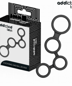 ADDICTED TOYS - PENISRING MIT TEILERN FÜR HODEN