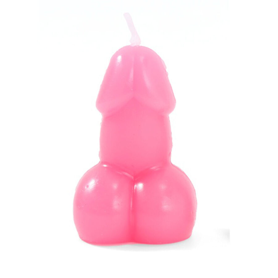 DIABLO PICANTE  PENISFÖRMIGE KERZE IN FUCHSIA