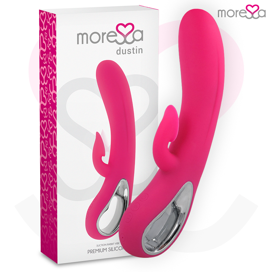MORESSA - DUSTIN KLITORIELLE STIMULIERENDE WELLEN UND STARKE VIBRATION PREMIUM-SILIKON WIEDERAUFLADBAR