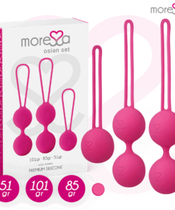 MORESSA - OSIAN SET PREMIUM SILIKON ROSA (Osian One - 51 g  Osian Two - 101 g  Osian Three 85 g)