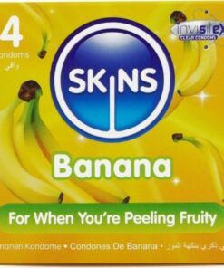 SKINS - BANANA PREMIUM KONDOME PACKUNG 4