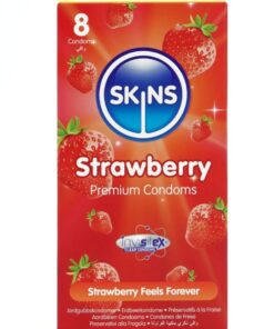 SKINS - ERDBEERE PREMIUM-KONDOME PACKUNG 8
