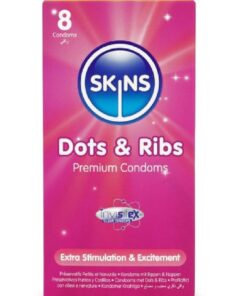 SKINS - DOTS  RIBS PREMIUM-KONDOME PACKUNG 8