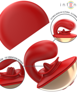 Alternative view of INTENSE - MARIAH VIBRATOR  STIMULATOR IN U-FORM 10 VIBRATIONEN ROT
