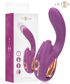 INTENSE - LALI MULTIFUNKTIONS-G-PUNKT-VIBRATOR TAPPING  STOSS  VIBRATION LILA