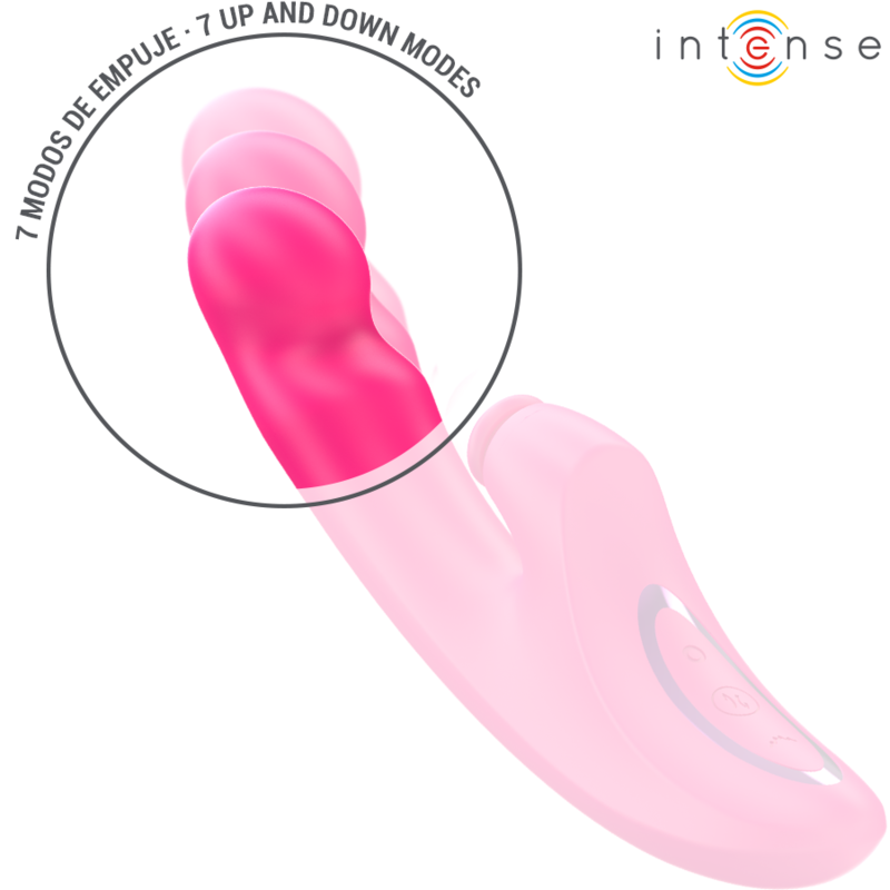 INTENSE - EMI VIBRATOR 13,5 CM MULTIFUNKTION 3 IN 1 10 VIBRATIONEN ROSA – Bild 4