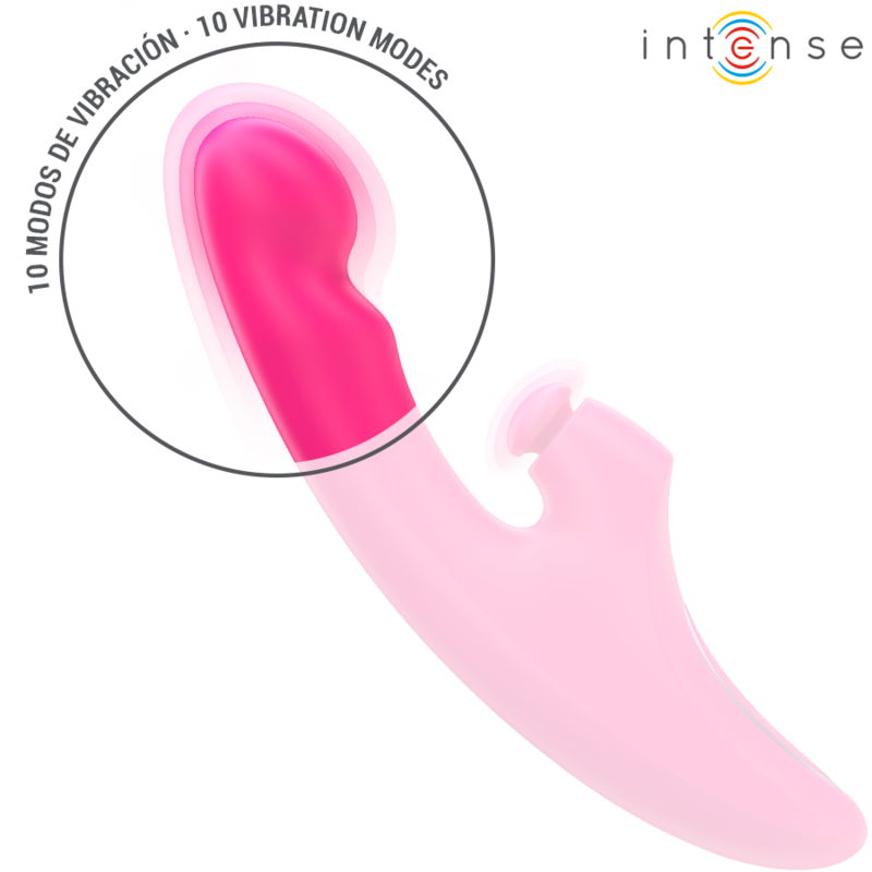 INTENSE - EMI VIBRATOR 13,5 CM MULTIFUNKTION 3 IN 1 10 VIBRATIONEN ROSA – Bild 5