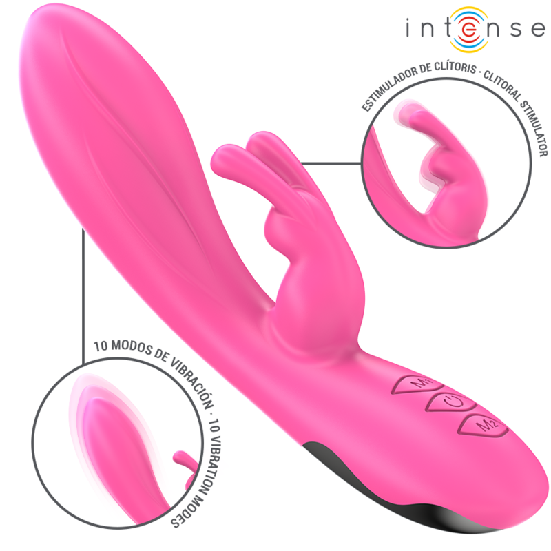 INTENSE - RANDALL RABBIT VIBRATOR 10 VIBRATIONEN ROSA – Bild 2