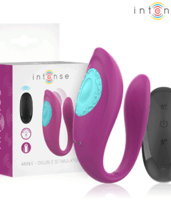 INTENSE - ANNIE U-FÖRMIGER VIBRATOR UND STIMULATOR LILA FERNBEDIENUNG