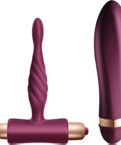 CLIMAXIMUM - DARE KIT TWISTED VIBRATOR + ANAL PLUG ANFÄNGER