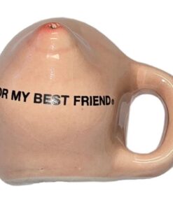 DIABLO PICANTE  BRUSTMAGNET AUF EINER KERAMIKBECHER „FÜR MEINE BESTE FREUNDIN“