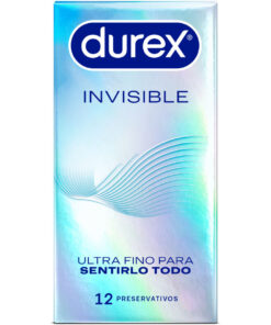 DUREX - ULTRADÜNNE UNSICHTBARE KONDOME 12 EINHEITEN