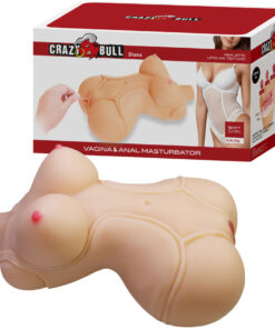 CRAZY BULL - DIANA REALISTISCHER WEIBLICHER TORSO VAGINA UND ANAL 5 KG