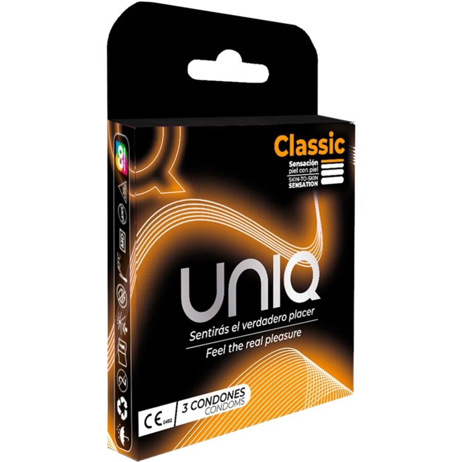 UNIQ - CLASSIC LATEXFREIE KONDOME 3 EINHEITEN