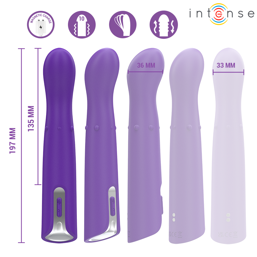 INTENSE - HELENA BEADS UP DOWN WIGGLE VIBRATOR 13,5 CM – Bild 5