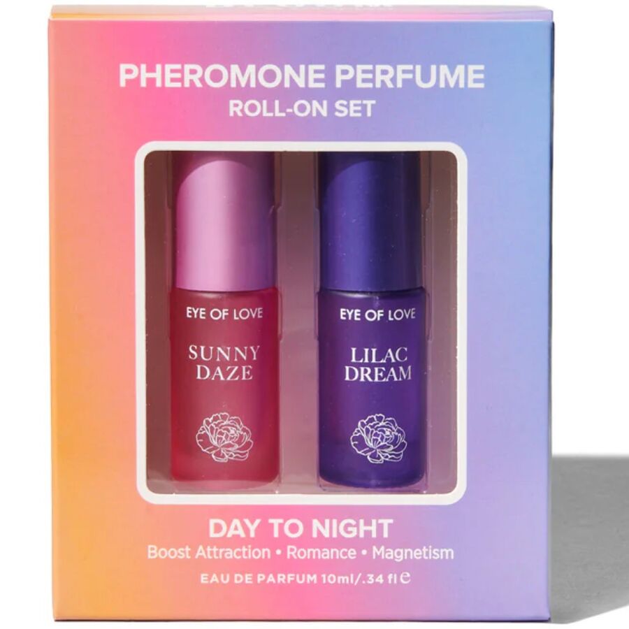 EYE OF LOVE - BLOOM DAY TO NIGHT PHEROMONE ROLL-ON PARFÜM SET 2 X 5 ML – Bild 2