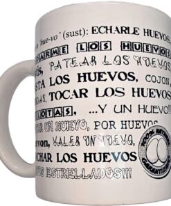 DIABLO PICANTE - WEISSER BECHER MIT KUGELN SYNONYMEN 370 ML