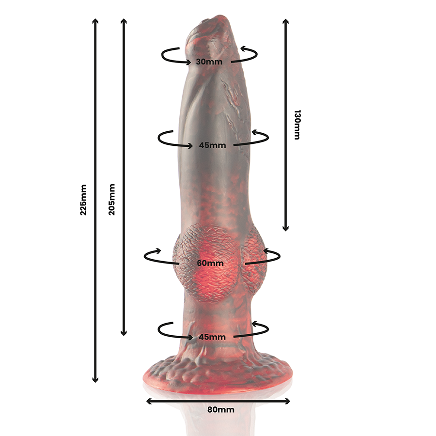 EPIC - PROMETHEUS DILDO TITAN IN FLAMES WIEDERAUFLADBARE FERNBEDIENUNG – Bild 2