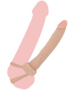 Alternative view of GET REAL - DOUBLE TROUBLE SILIKON-ANALPENETRATOR 16 CM