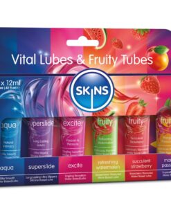 SKINS  VITAL  FRUITY GLUBES KIT GLEITMITTEL 6 x 12 ML