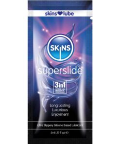 SKINS  SUPERSLIDE Silikonbasiertes Gleitmittel, Einzeldosis 5 ml
