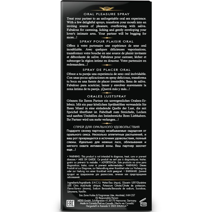 SHUNGA - WAVES PLEASURE SPRAY ORAL SEXUCTIVE WATERMELON 20 ML – Bild 4