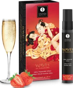 SHUNGA - WAVES PLEASURE SPRAY ORAL SEXUCTIVE ERDBEERE 20 ML