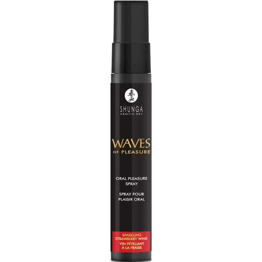 SHUNGA - WAVES PLEASURE SPRAY ORAL SEXUCTIVE ERDBEERE 20 ML – Bild 2